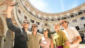 Sevilla: Rondleiding door de oude stad, Flamenco Museum & Riviercruise