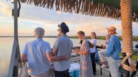 Tybee Island: Tiki-Boot-Abenteuer bei Sonnenuntergang