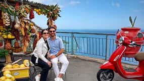 Neapel/Sorrento/Positano: Privat tur på Amalfikusten med Vespa