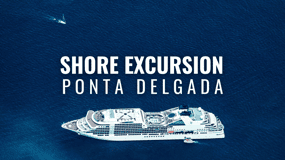Ponta Delgada: Excursão à margem do lago azul e verde