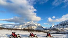 Von Tromsø aus: Schneemobil-Safari in den Lyngen-Alpen