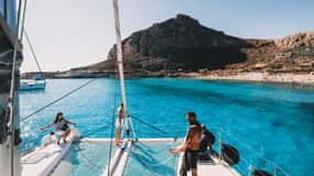 Kissamos: Crociera in catamarano di lusso a Balos e Gramvousa
