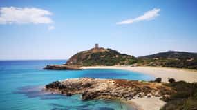 Da Cagliari: Tour delle spiagge di Chia con pulmino