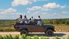 Fra Barcelona: Penedés Vineyards Tour med 4WD med vin og cava