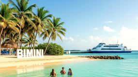 De Miami: Excursão de um dia para Bimini ou Grand Bahama de ferry