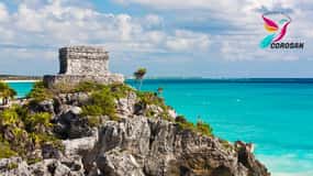 Tour des ruines de Tulum, visite de 2 cénotes, 1 grotte et déjeuner mexicain.