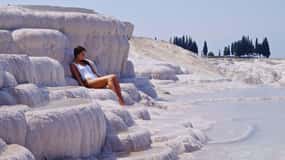 Bodrum:Excursión de un día al Castillo de Algodón de Pamukkale y Hierápolis con almuerzo