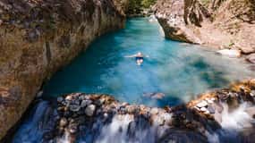 Combo: Lunch+ Las Chorreras waterfall+ Blue Ponds+ Hotspring