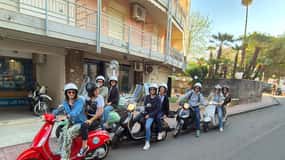 Tour in Vespa panoramico di Taormina, Castelmola e luoghi serie White Lotus