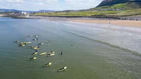 Уроки серфинга в графстве Слайго, на The Wild Atlantic Way