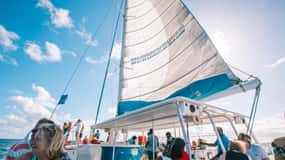 From Soufriere: Full-Day Sail & Zip Line Adventure