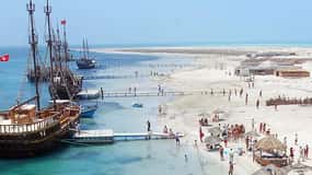 Djerba Pirate Ship tour to the Flamingo island