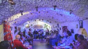 Granada, Spanien Flamencoshow med ZINCALÉ i Sacromonte-grottorna
