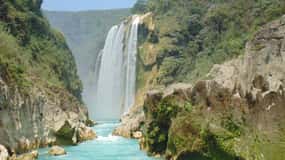 Ciudad Valles: Tamul Waterfall Canoe Ride Experience