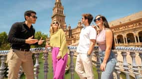 Från Málaga: Ronda, White Village & Sevilla dagsutflykt