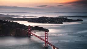 San Francisco Bay Flight over the Golden Gate Bridge