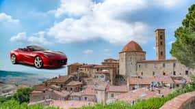 Bolgheri / Volterra / Florence-Tour in Ferrari