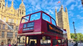 Londres: Visita guiada en un autobús antiguo de techo abierto