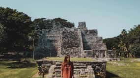 Visite guidée de Cancún, site El Meco, lettres et shopping