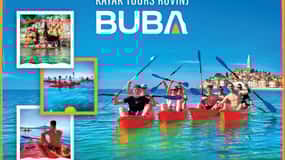 Rovinj: BUBA-KAYAK TOURS, snorkling, klippespring og drinks