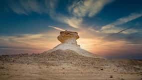 Doha: Tour zur Westküste Katars, Skulpturen, Kamelrennbahn