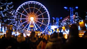 Brussel: Open Top Kerstverlichting Tootbus Tour