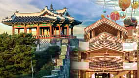 Seoul : Suwon Hwaseong Fortress+Starfield Library+Waujeongsa