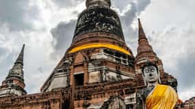 Vanuit Bangkok: Ayutthaya Heritage Tour met boottocht bij zonsondergang