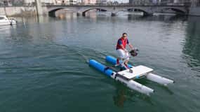 Waterbike på Zürichsjøen