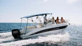 Exclusive motor boat Tour from Port of Ciutadella