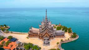 From Bangkok: The Sanctuary of Truth with Private Transfer