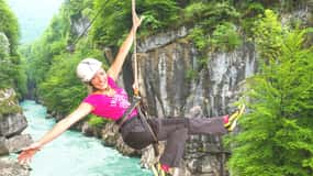 Canyon Salzachklamm - Mega Flying Fox e visita a cavernas