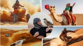 Katar: ATV- und Quad-Dünenbashing, Kamelreiten und Sandboarding