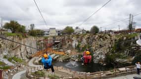 Rocklin: Zipline Aerial Adventure Granite Ticket