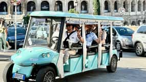 Roma: Tour in golf cart con degustazione di gelati artigianali