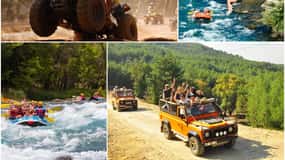 Alanya: Super Combo Quad, Buggy, Rafting & Zipline m/Lunch