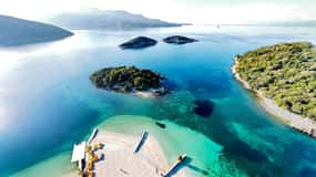 Saranda: Tour di Butrint, Ksamil, Blue Eye e del Castello di Lekuresi