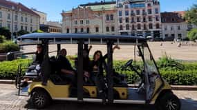Krakow: Jewish Quarter & Schindler's Factory Golf Cart Tour