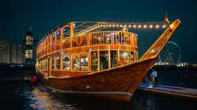 Dubai: Scenic Dhow Cruise with Buffet Dinner and Live Shows