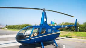 Private Helicopter Tour above Santiago with hotel transport