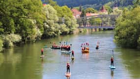 Potschnosstour 14 km St. Michael- Leoben with a Canoe or SUP