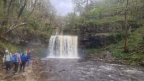 Guided Breacon Beacons 4 waterfalls in day hike from Cardiff