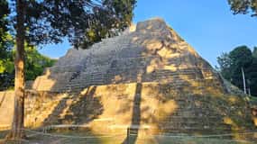Yaxha at sunset with transportation, guide plus entrance