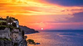 Sorrento: Vandretur i solnedgangen med limoncello-smaking