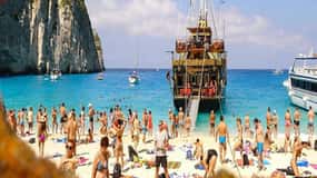 Zakynthos Main Port: Full-Day Cruise by Unique Pirate Ship