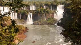 Iguassu Falls - Brazil side with Macuco Safari Speed Boat