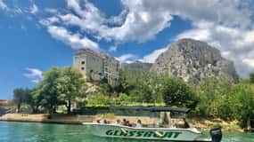 Omiš, Chorwacja: Rejs szklaną łodzią po rzece Cetina i ogródek piwny