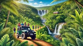 Cachoeiras, Cachaças de Ouro e Poço do Tarzan de Jeep