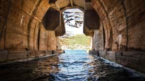 Perast: Boka-Bucht und Blaue Höhle Tour – Abholung