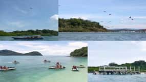 Langkawi : Lac de la vierge enceinte, île, plage, demi-journée
